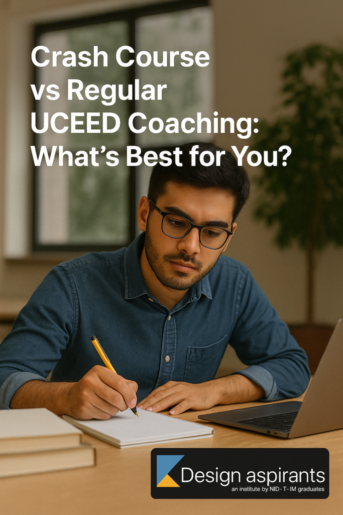 Crash Course vs Regular UCEED Coaching