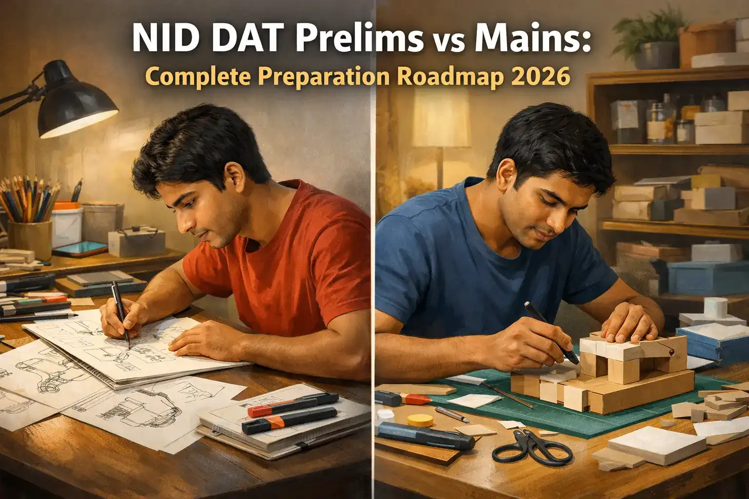 NID DAT Prelims vs Mains