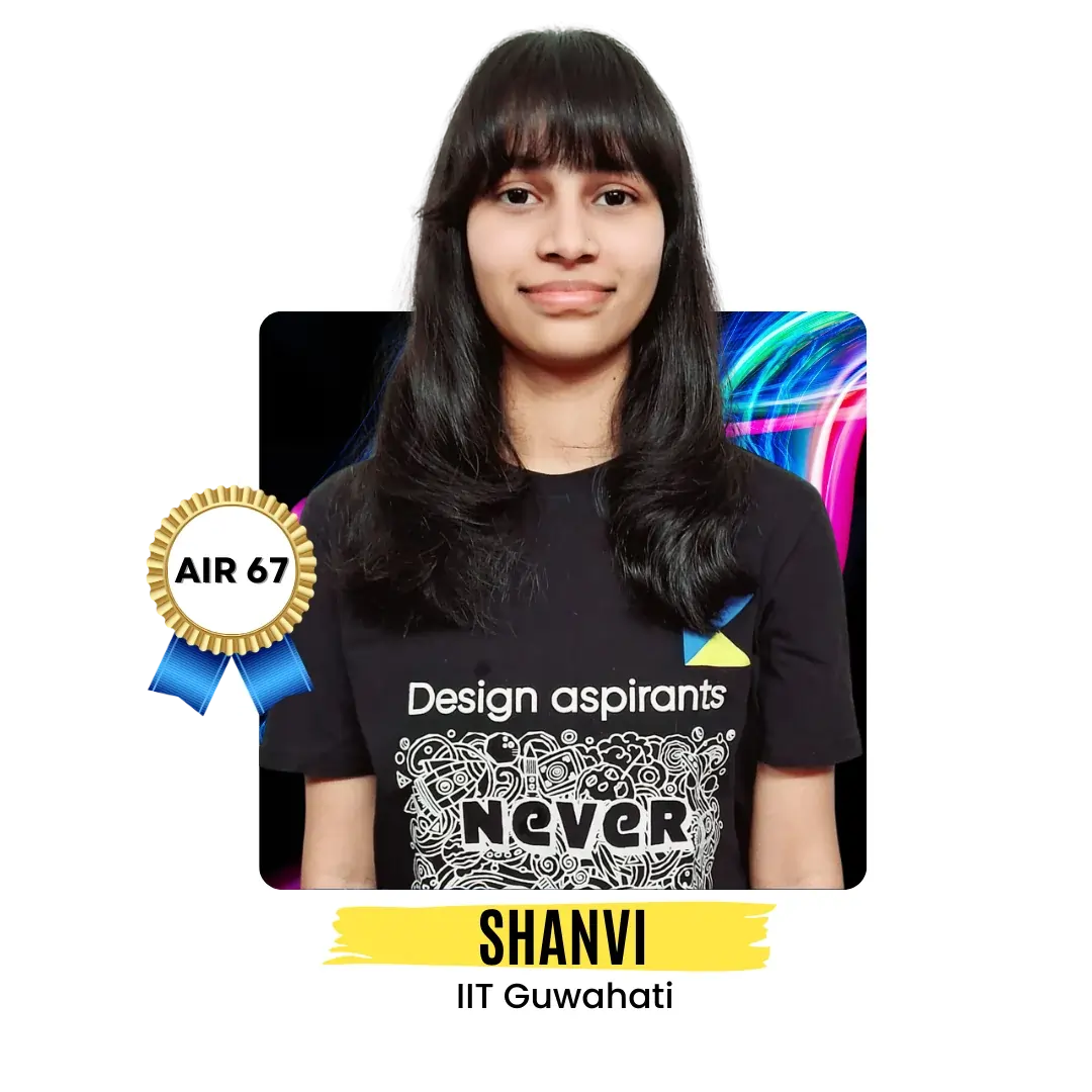 AIR 67 IIT Guwahati design entrance result by Design Aspirants coaching institute