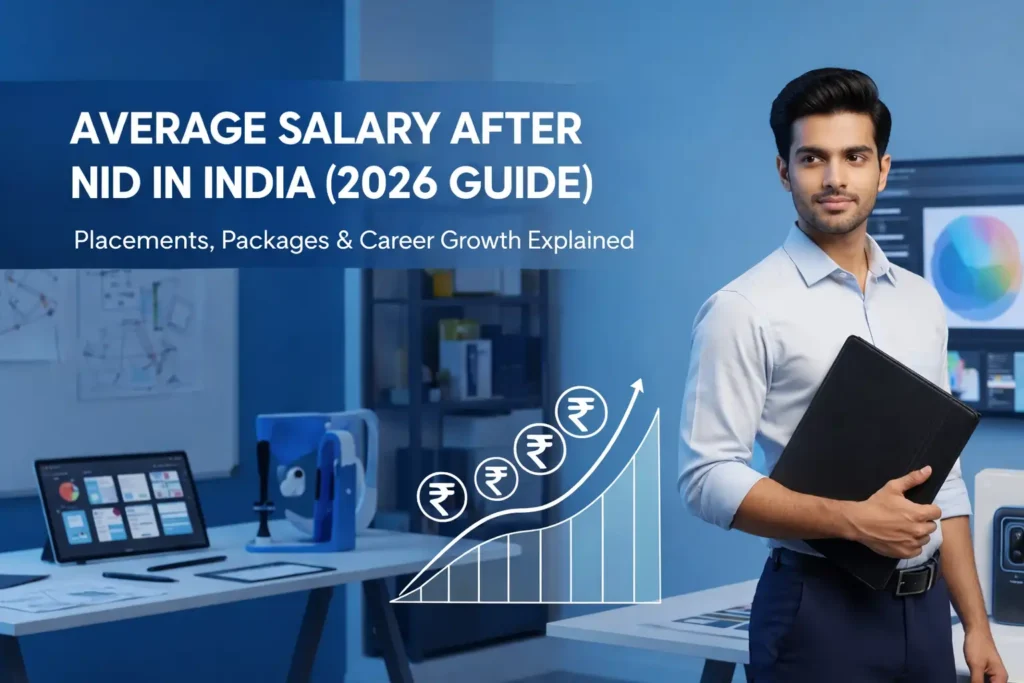 Average salary after NID in India