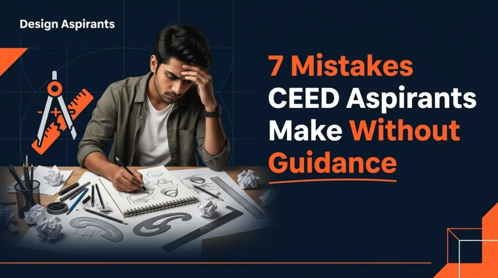 7 Mistakes CEED Aspirants Make Without Guidance - Design Aspirants