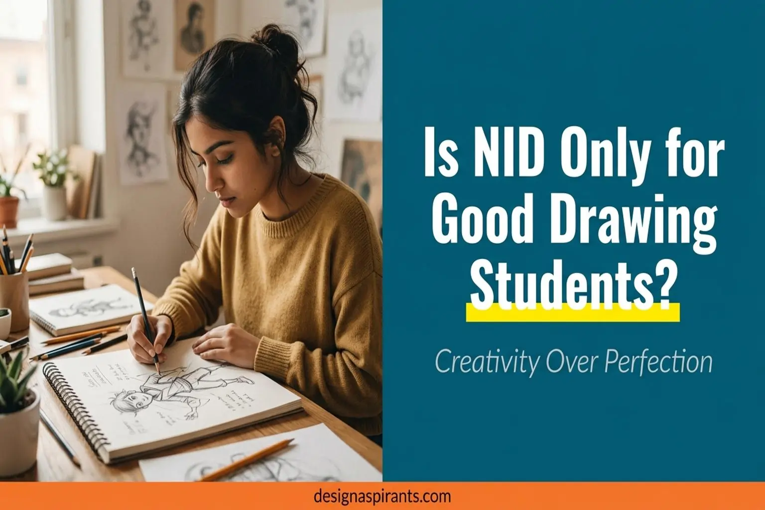 is nid only for good drawing students – feature image by Design Aspirants