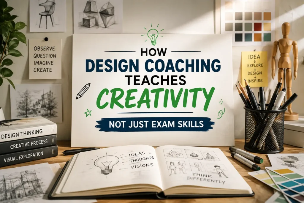 How design coaching teaches creativity for NID and NIFT
